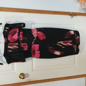 Le Chateau off the shoulder floral dress